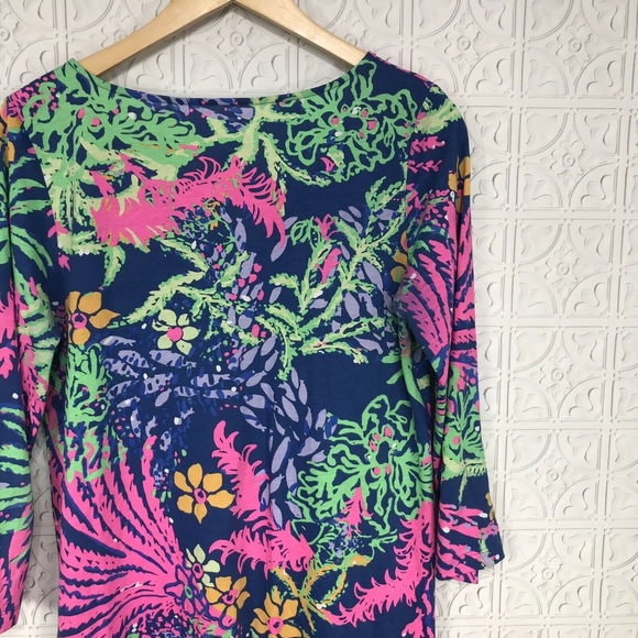 Lilly Pulitzer Erin Indigo All Glow Dress - Picture 6 of 6